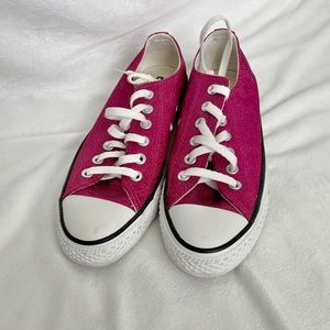 Magenta Sparkle Converse